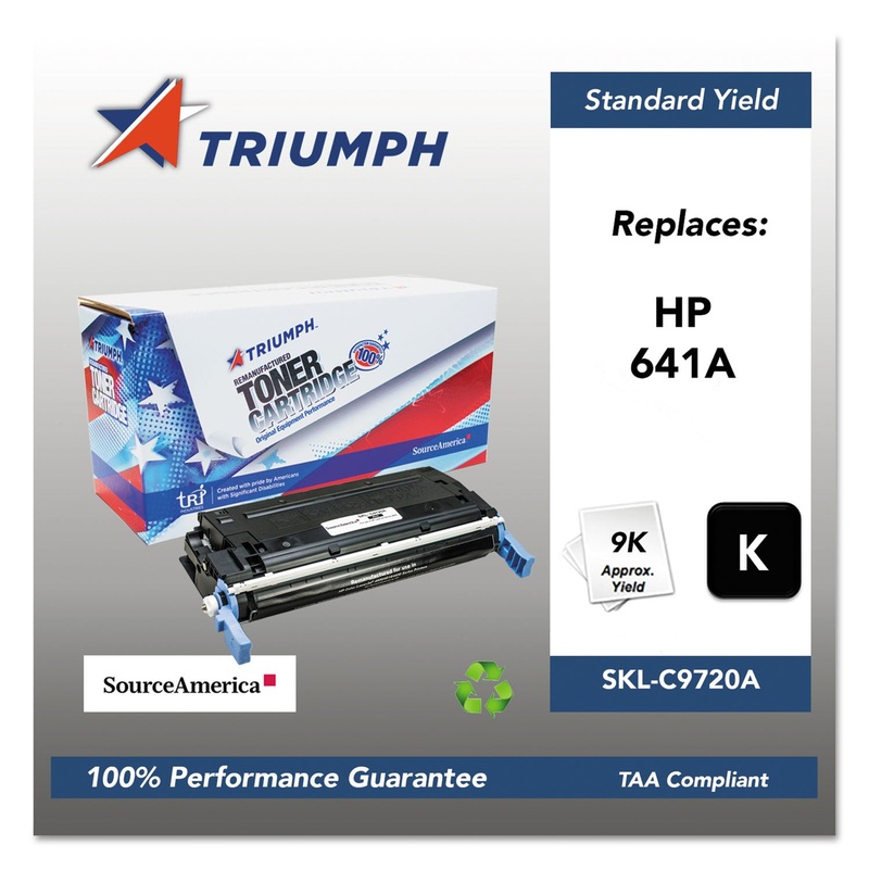 751000NSH0190 REMANUFACTURED C9720A (641A) TONER, 9000 PAGE-YIELD, BLACK