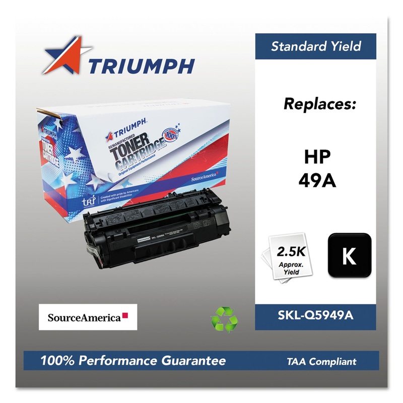 751000NSH0357 REMANUFACTURED Q5949A (49A) TONER, 2500 PAGE-YIELD, BLACK