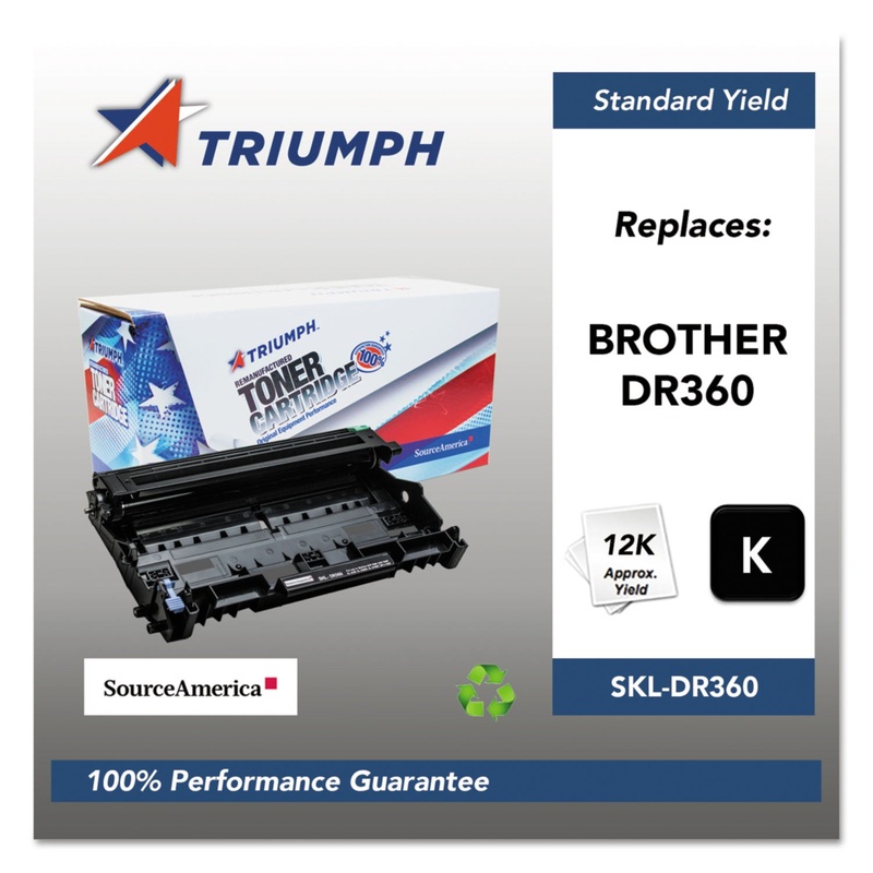 751000NSH1066 REMANUFACTURED DR360 DRUM UNIT, 12000 PAGE-YIELD, BLACK