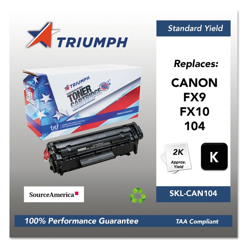 751000NSH1079 REMANUFACTURED 0263B001AA (104) TONER, 2000 PAGE-YIELD, BLACK
