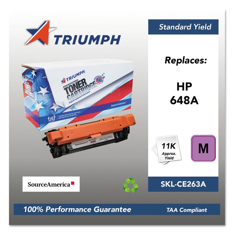 751000NSH1117 REMANUFACTURED CE263A (648A) TONER, 11000 PAGE-YIELD, MAGENTA