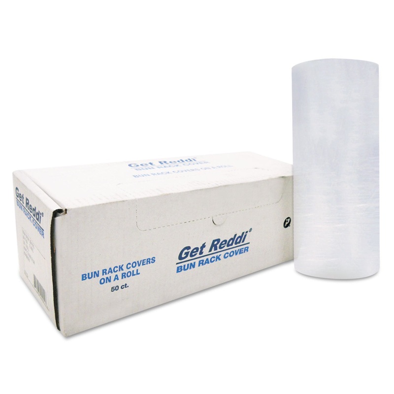 Poly Bun Rack Cover, 60×80, 15 Micron, 50/case