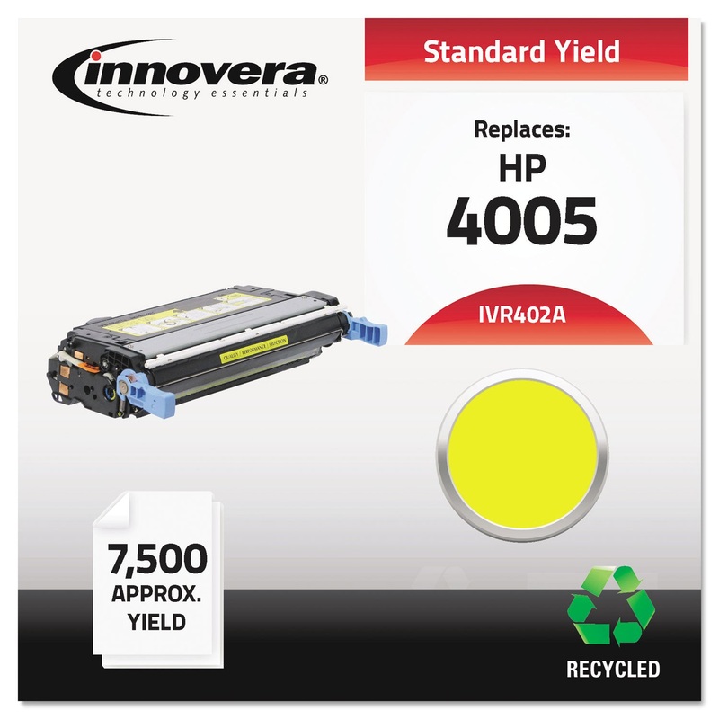 REMANUFACTURED CB402A (642A) TONER, 7500 PAGE-YIELD, YELLOW