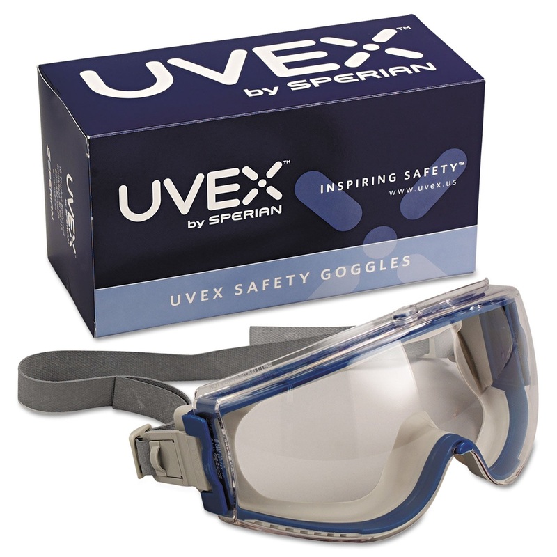 Stealth Safety Goggles, Teal Frame, Clear Lens