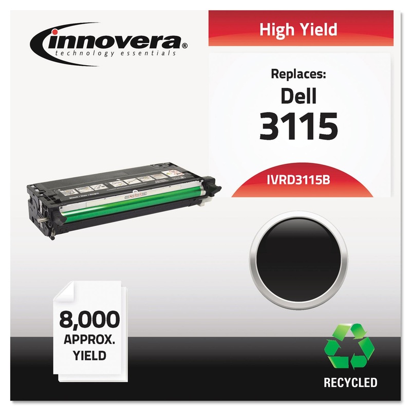 REMANUFACTURED 310-8395 (3115) HIGH-YIELD TONER, 8000 PAGE-YIELD, BLACK