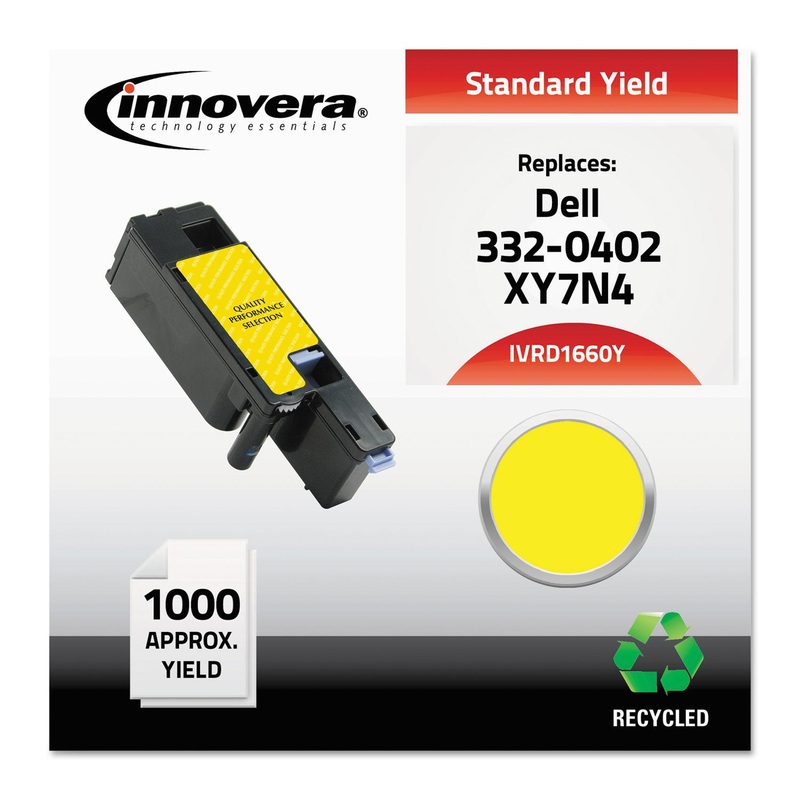 REMANUFACTURED 332-0402 (1660Y) TONER, 1000 PAGE-YIELD, YELLOW