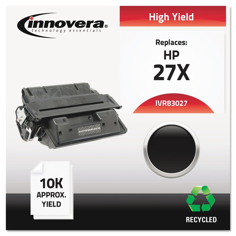 REMANUFACTURED C4127X (27X) HIGH-YIELD TONER, 10000 PAGE-YIELD, BLACK
