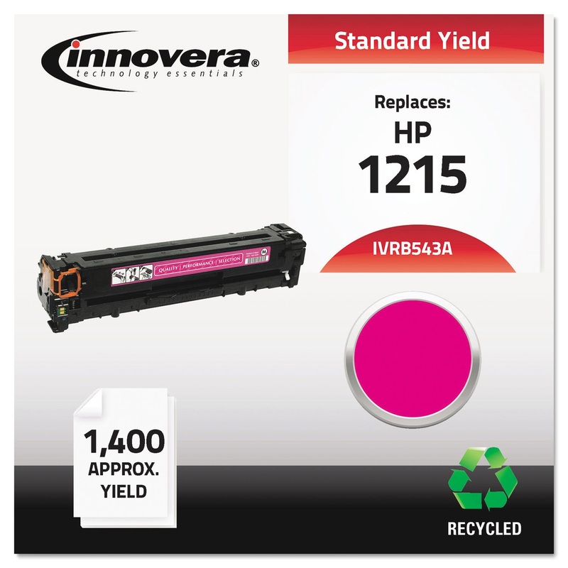 REMANUFACTURED CB543A (125A) TONER, 1400 PAGE-YIELD, MAGENTA