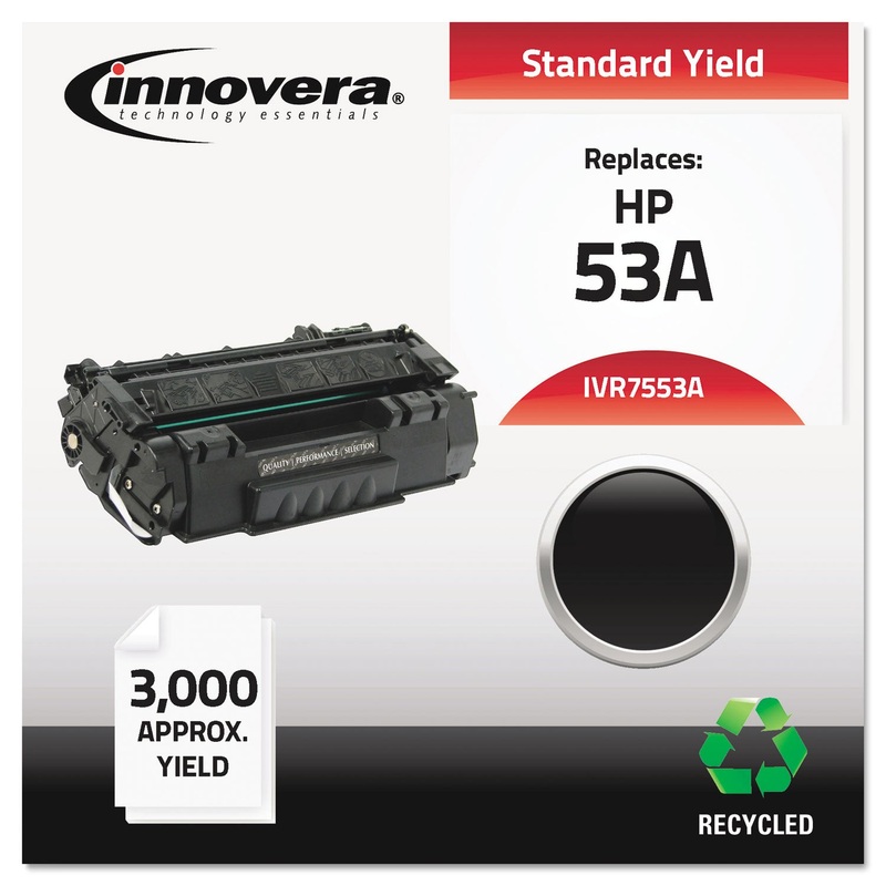 REMANUFACTURED Q7553A (53A) TONER, 3000 PAGE-YIELD, BLACK