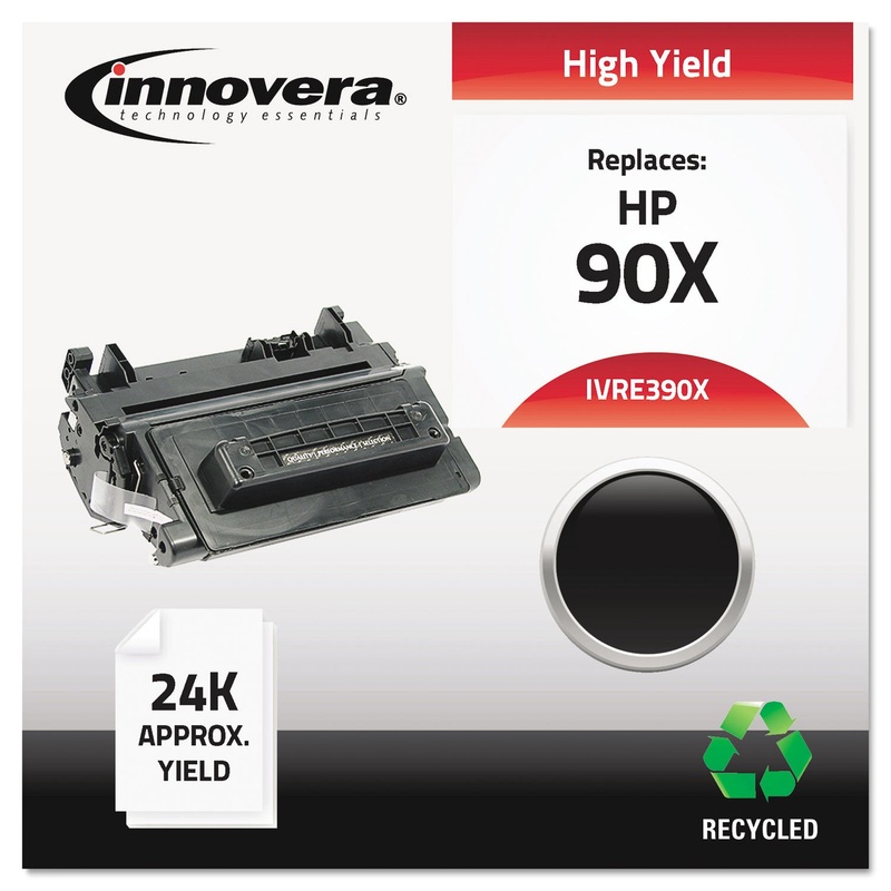 REMANUFACTURED CE390X (90X) HIGH-YIELD TONER, 24000 PAGE-YIELD, BLACK