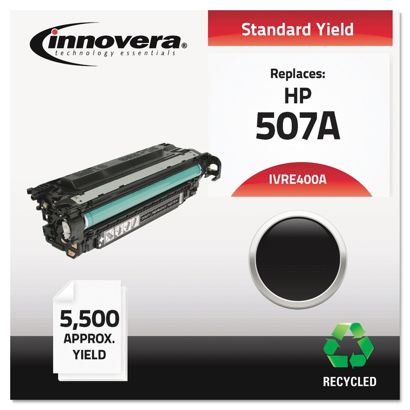 REMANUFACTURED CE400A (507A) TONER, 5500 PAGE-YIELD, BLACK
