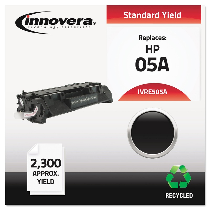 REMANUFACTURED CE505A (05A) TONER, 2300 PAGE-YIELD, BLACK