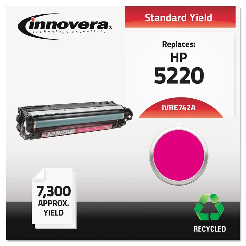REMANUFACTURED CE743A (307A) TONER, 7300 PAGE-YIELD, MAGENTA