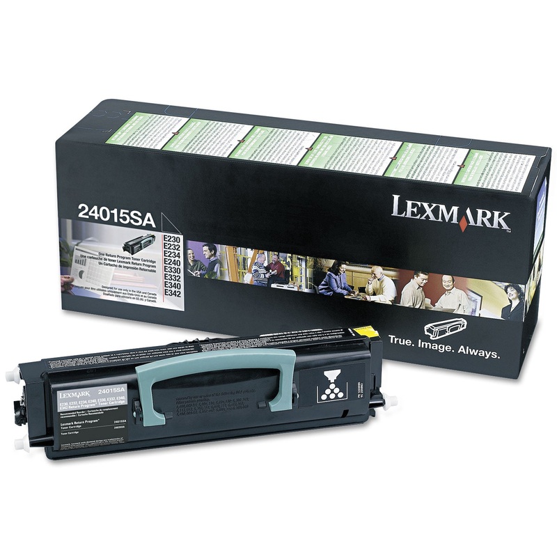 24015SA RETURN PROGRAM TONER, 2500 PAGE-YIELD, BLACK