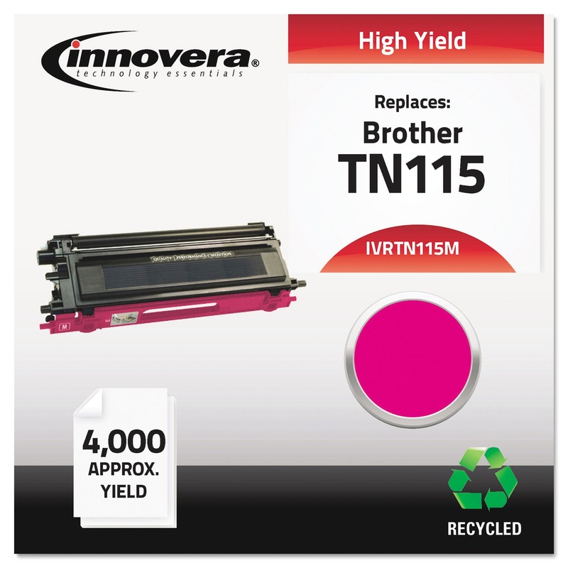 REMANUFACTURED TN115M HIGH-YIELD TONER, 4000 PAGE-YIELD, MAGENTA