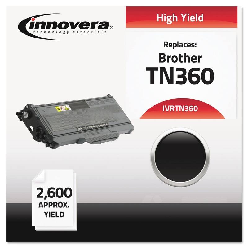 REMANUFACTURED TN360 HIGH-YIELD TONER, 2600 PAGE-YIELD, BLACK
