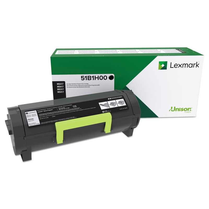 51B1H00 UNISON HIGH-YIELD TONER, 8500 PAGE-YIELD, BLACK