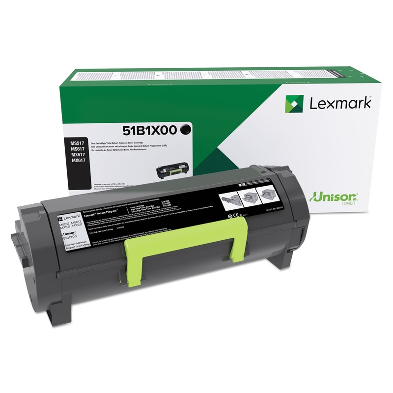 51B1X00 UNISON EXTRA HIGH-YIELD TONER, 20000 PAGE-YIELD, BLACK