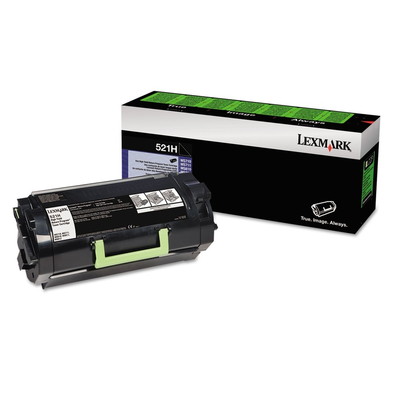 52D1H00 HIGH-YIELD TONER, 25000 PAGE-YIELD, BLACK