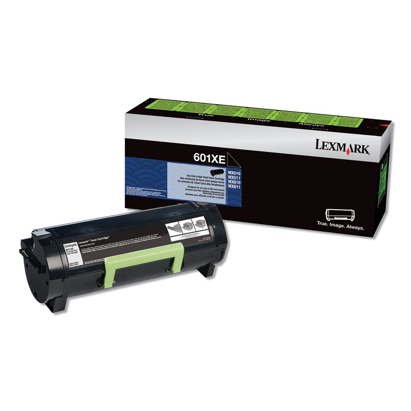 60F1X0E (601XE) RETURN PROGRAM EXTRA HIGH-YIELD TONER, BLACK