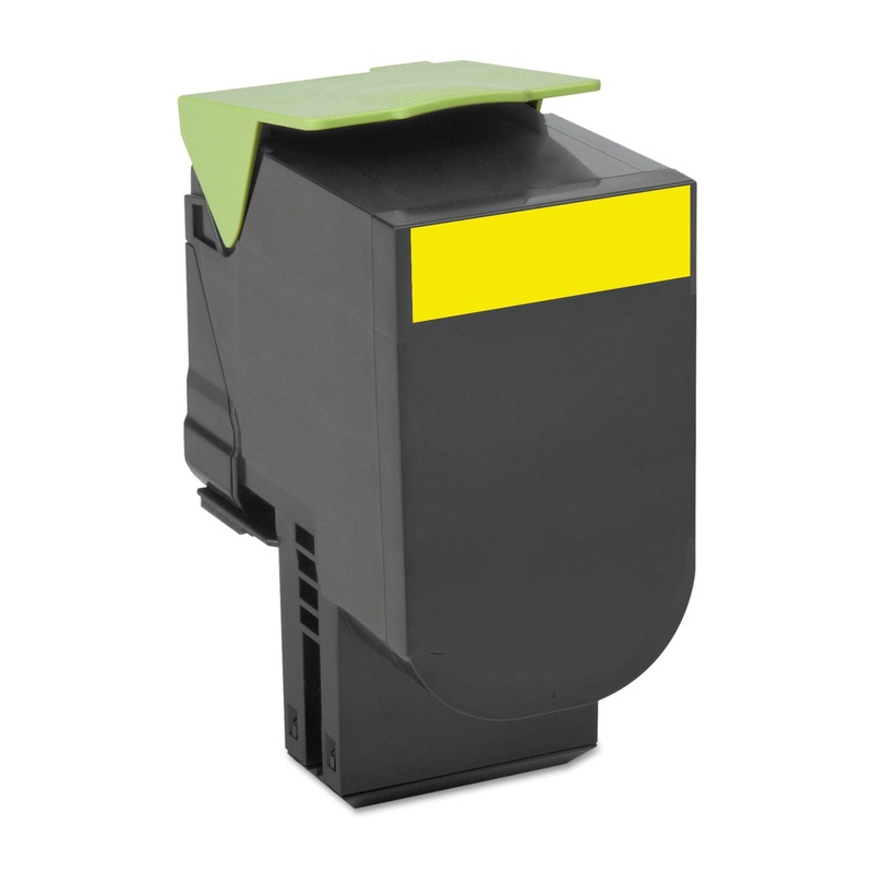 70C1HY0 RETURN PROGRAM HIGH-YIELD TONER, 3000 PAGE-YIELD, YELLOW