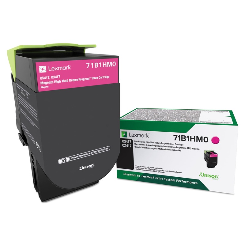71B1HM0 UNISON HIGH-YIELD TONER, 3500 PAGE-YIELD, MAGENTA