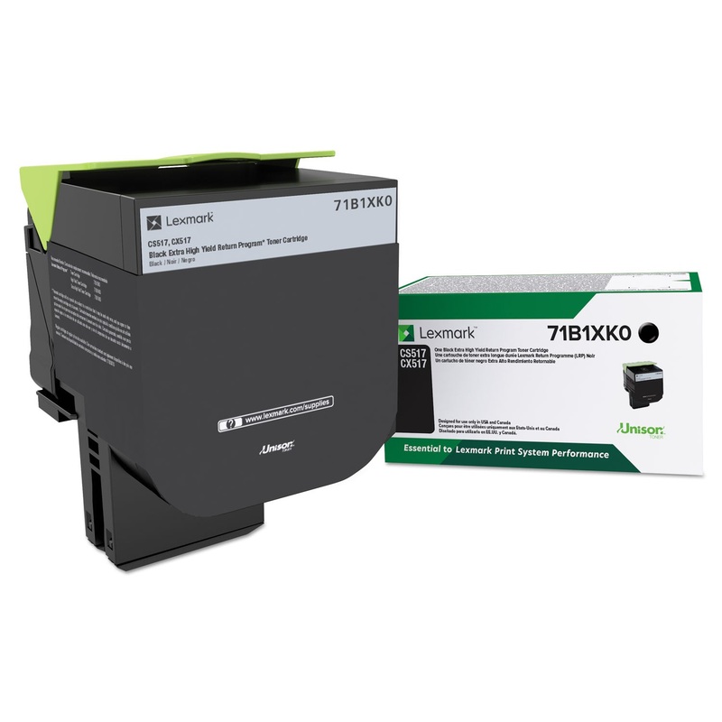 71B1XK0 UNISON EXTRA HIGH-YIELD TONER, 8000 PAGE-YIELD, BLACK