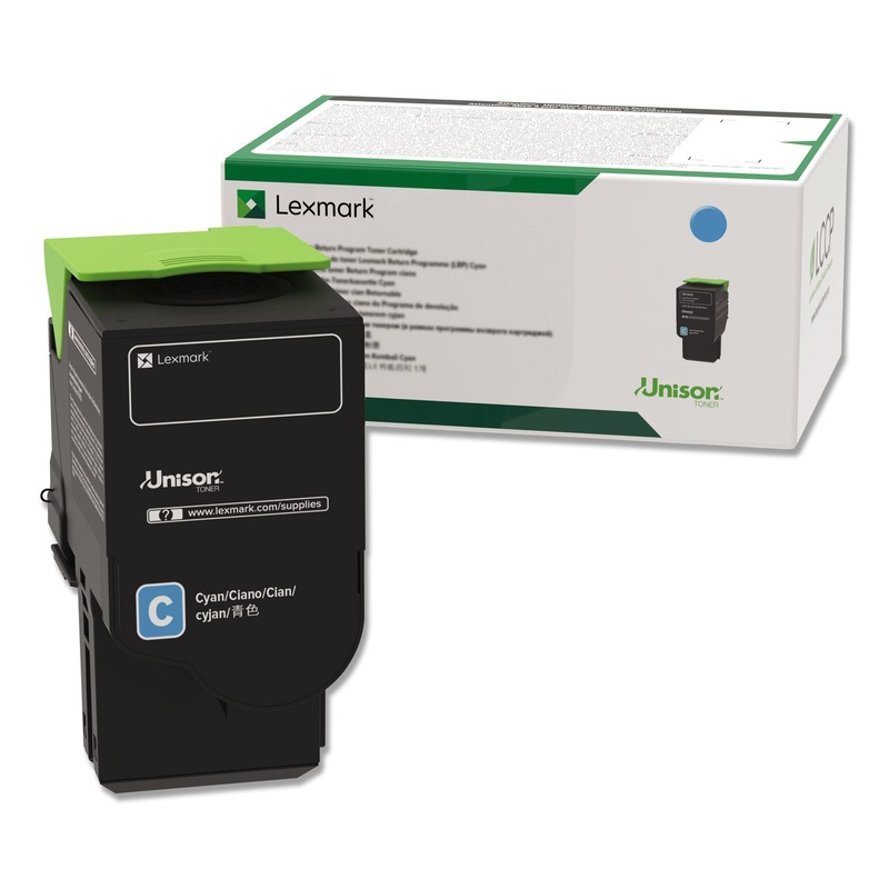 78C1UC0 RETURN PROGRAM TONER, 7000 PAGE-YIELD, CYAN