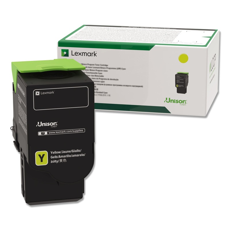 78C1UY0 RETURN PROGRAM TONER, 7000 PAGE-YIELD, YELLOW