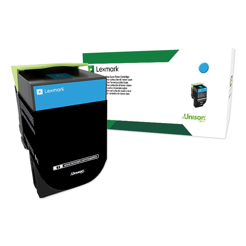 80C0XCG RETURN PROGRAM EXTRA HIGH-YIELD TONER, 4000 YIELD, CYAN, TAA COMPLIANT
