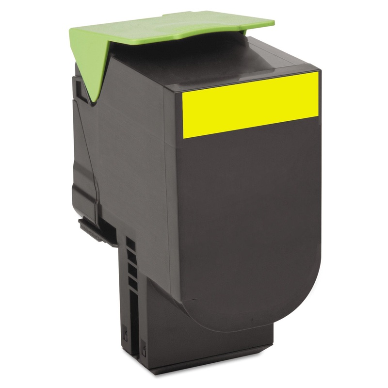80C10Y0 RETURN PROGRAM TONER, 1000 PAGE-YIELD, YELLOW