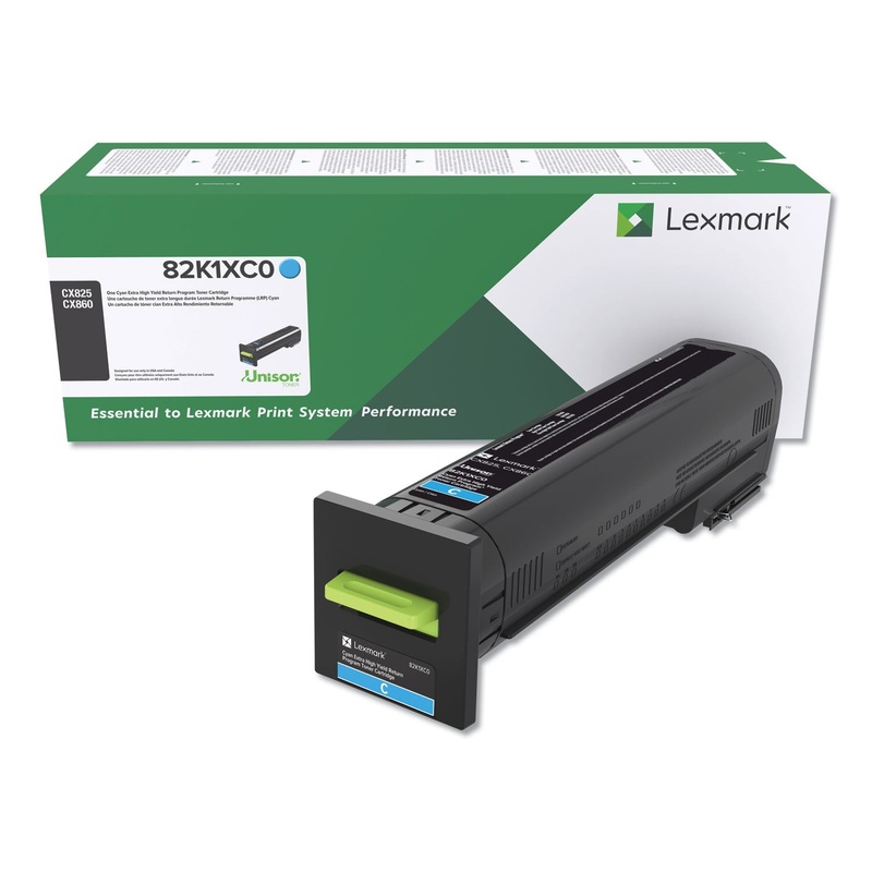 82K1XC0 (CX825) RETURN PROGRAM EXTRA HIGH-YIELD TONER, CYAN