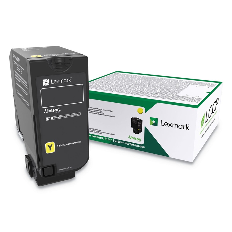 84C0HYG (CX725) UNISON HIGH-YIELD TONER, 16000 PAGE-YIELD, YELLOW