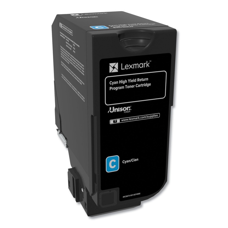84C1HC0 (CX725) RETURN PROGRAM HIGH-YIELD TONER, CYAN