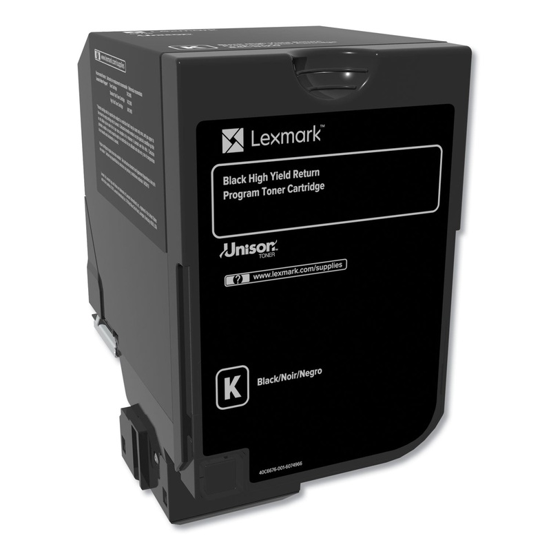 84C1HK0 (CX725) RETURN PROGRAM HIGH-YIELD TONER, BLACK