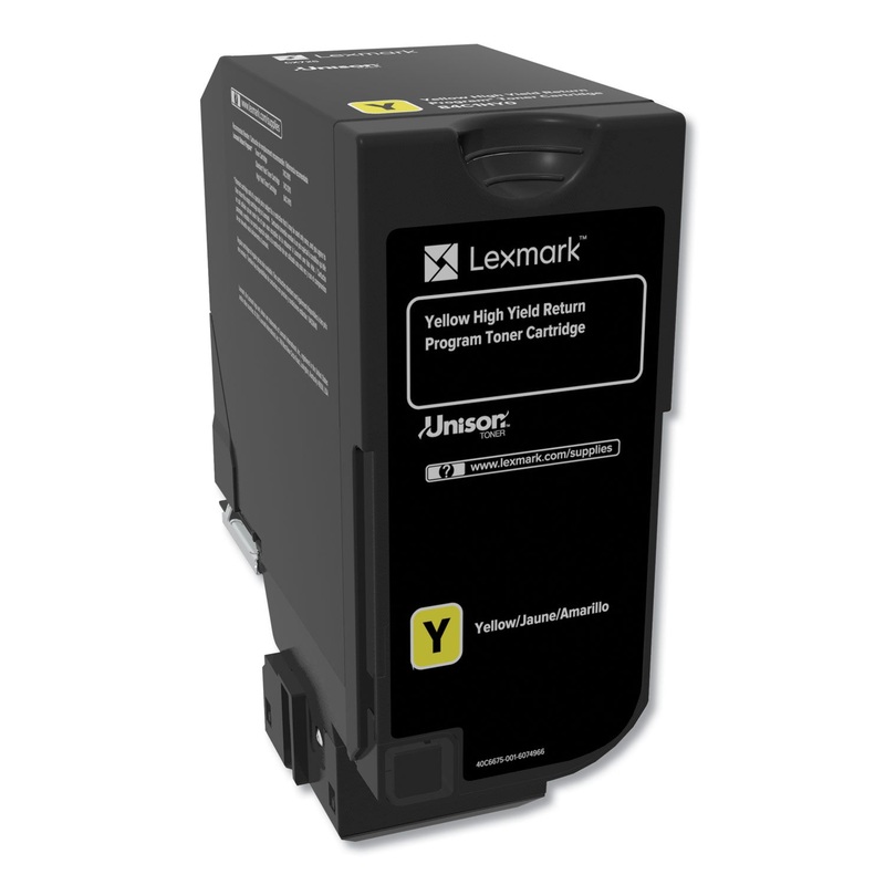 84C1HY0 (CX725) RETURN PROGRAM HIGH-YIELD TONER, YELLOW