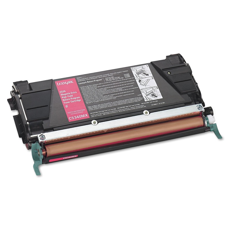 C5340MX RETURN PROGRAM EXTRA HIGH-YIELD TONER, 7000 PAGE-YIELD, MAGENTA