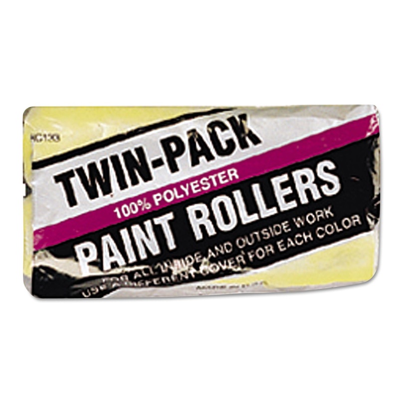 Semi-Smooth Paint Roller Cover, 9″, Yellow