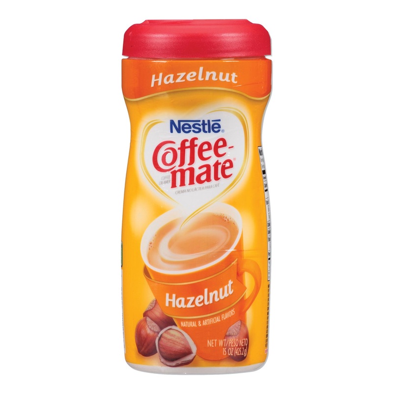 Hazelnut Creamer Powder, 15oz Plastic Bottle