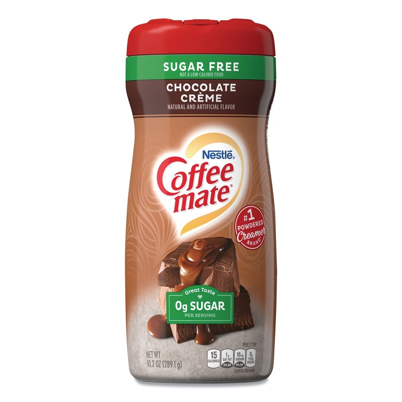 Sugar Free Creamy Chocolate Flavor Powdered Creamer, 10.2 Oz