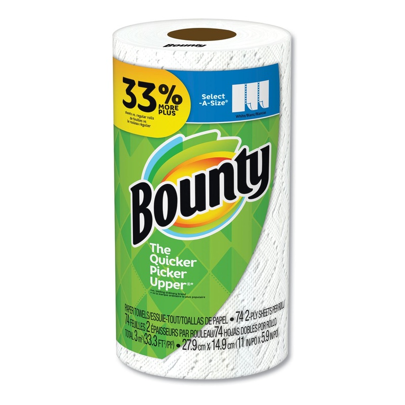 SELECT-A-SIZE PAPER TOWELS, 2-PLY, 11″ X 5.9″, 74 WIPES/PACK