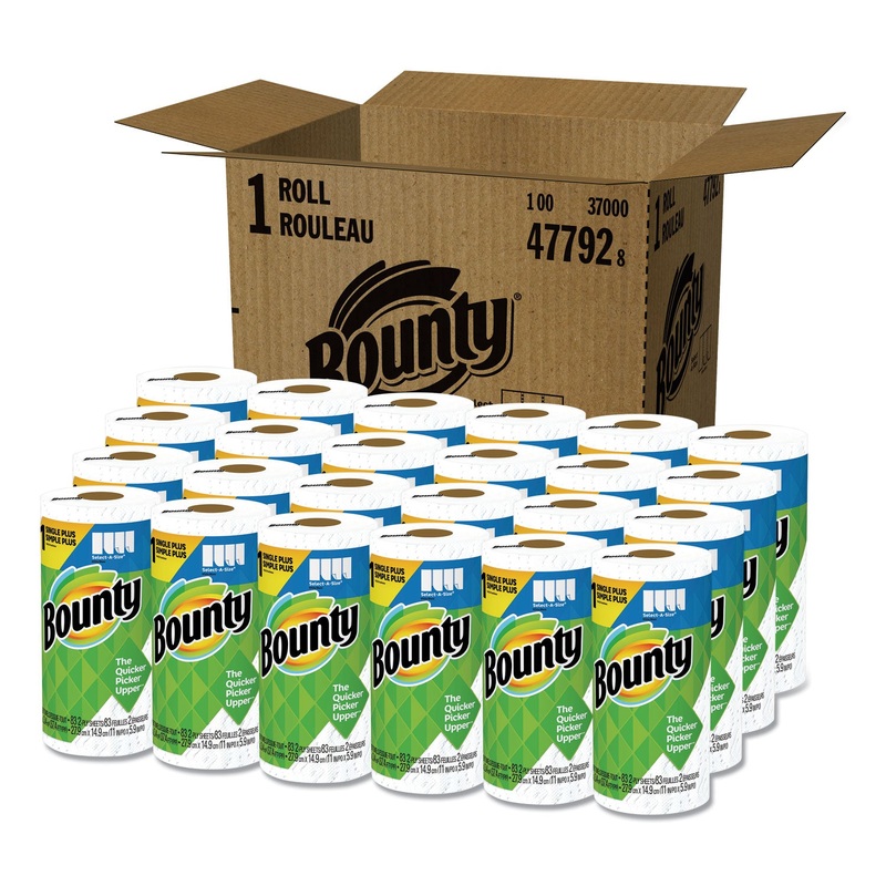 SELECT-A-SIZE PAPER TOWELS, 2-PLY, WHITE, 5.9 X 11, 83 SHEETS/ROLL, 24 ROLLS/CARTON