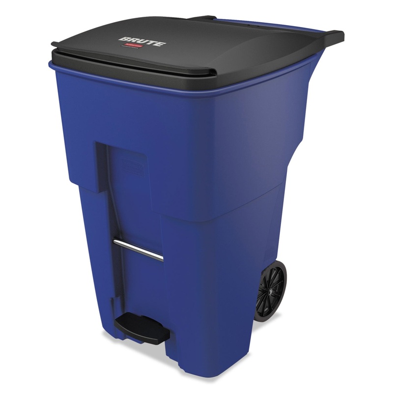 Brute Step-On Rollouts, Square, 95 Gal, Blue
