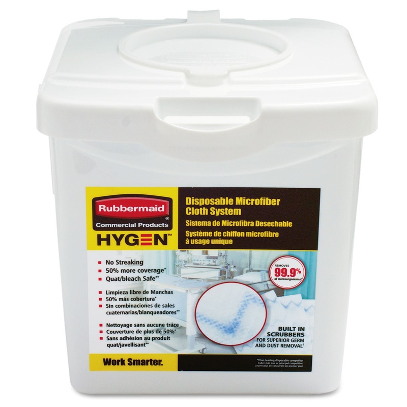 Disposable Microfiber Charging Tub, White