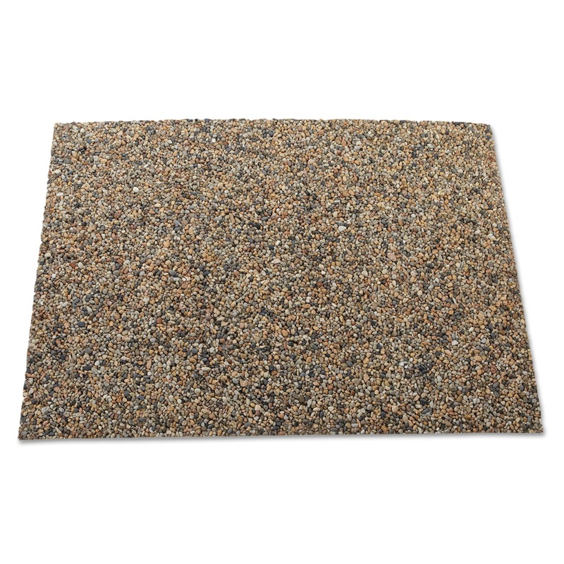 LANDMARK SERIES AGGREGATE PANEL, 15.7 X 27.9 X 0.38, STONE, RIVER ROCK
