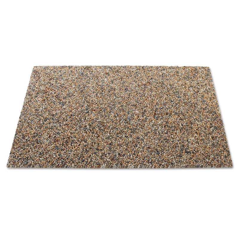 LANDMARK SERIES AGGREGATE PANEL, 34.3 X 20.7 X 0.38, STONE, RIVER ROCK