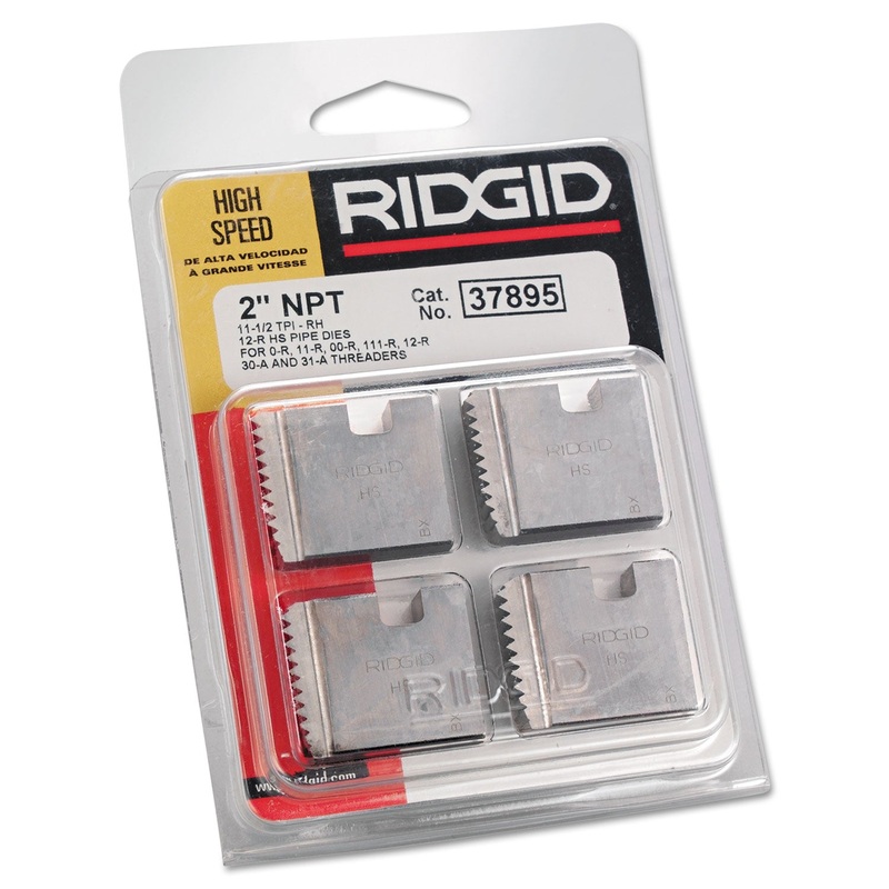 High-Speed Rh Manual Threader Pipe & Bolt Die, Npt, 2″ – 11 1/2 Tpi