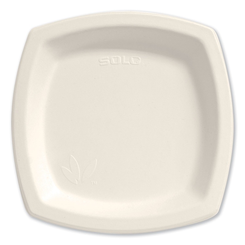 Bare Eco-Forward Sugarcane Dinnerware, 8 1/4″ Plate, Ivory, 125/pk