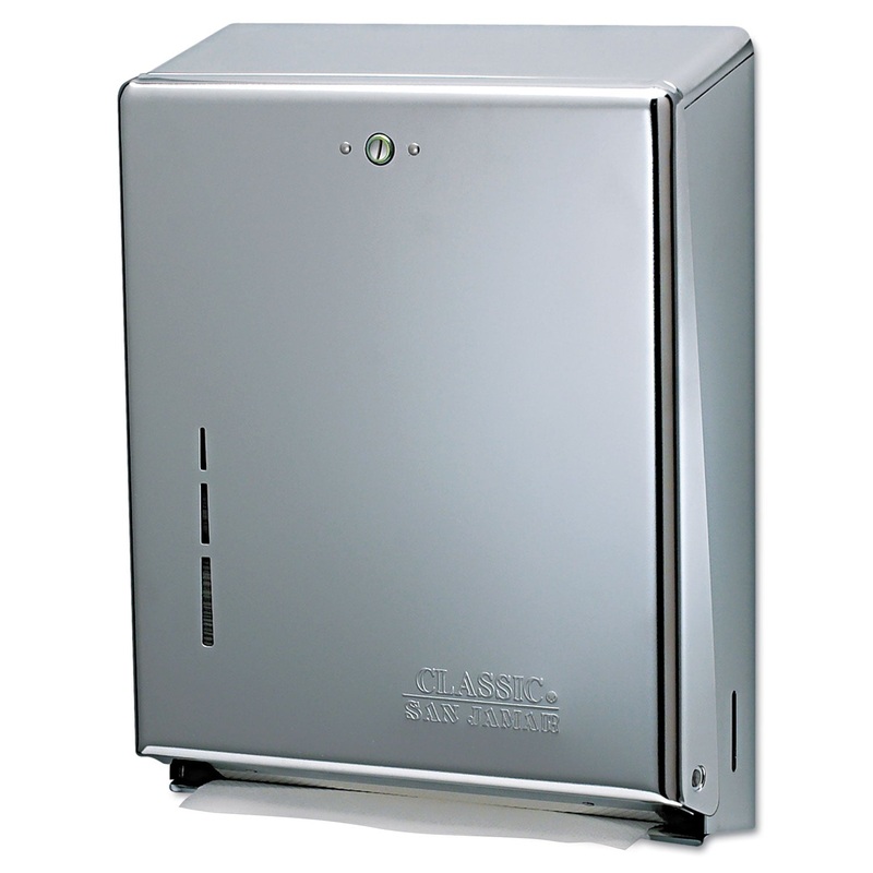 C-Fold/multifold Towel Dispenser, Chrome, 11 3/8 X 4 X 14 3/4
