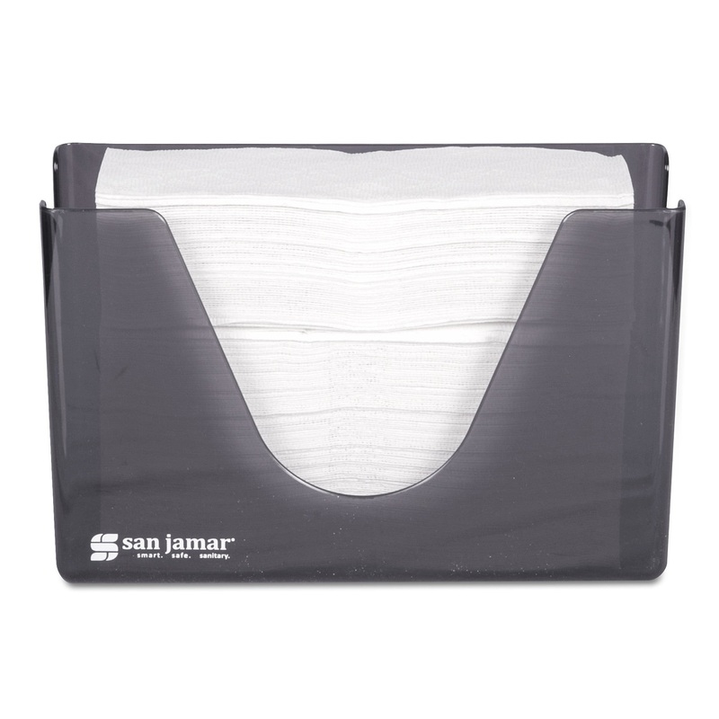 Countertop Folded Towel Dispenser, Plastic, Black Pearl, 11 X 4 3/8 X 7